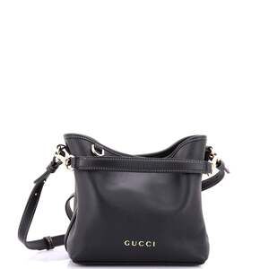 Gucci Emblem Bucket Bag Leather Small #204164G21B